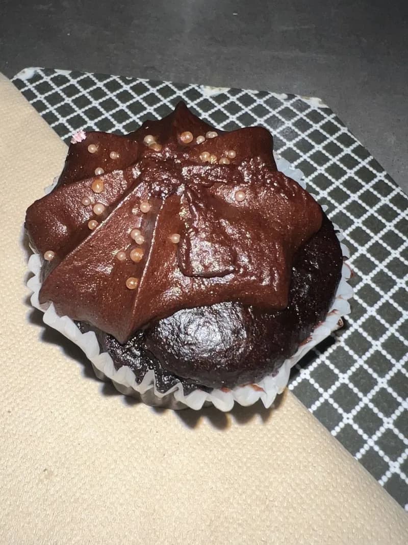 House-baked chocolate pastry